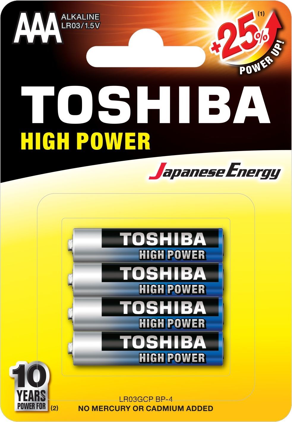 ΜΠΑΤΑΡΙΕΣ AAA TOSHIBA 4ΤΕΜ. ΑΛΚΑΛΙΚΕΣ