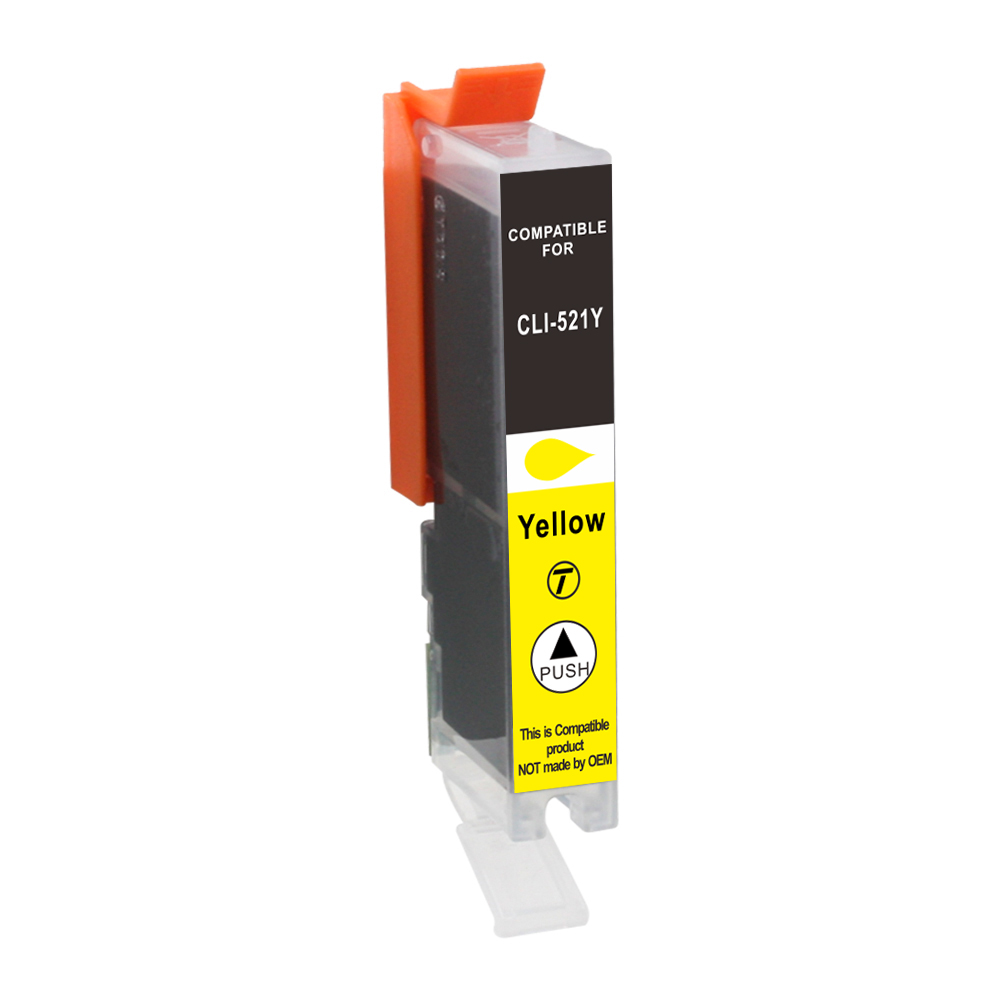 ΜΕΛΆΝΙ CANON ΣΥΜΒΑΤΟ CLI-521Y YELLOW 540 ΣΕΛΙΔΕΣ