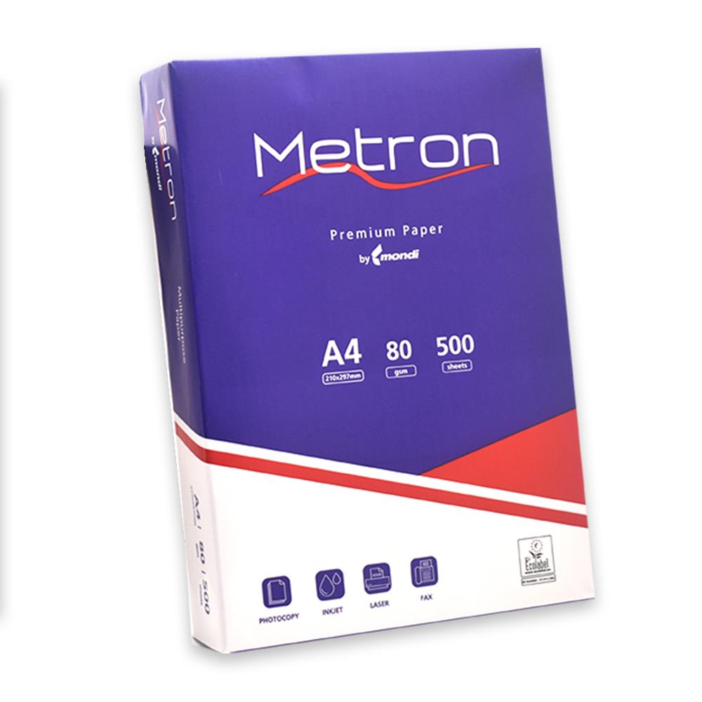 ΧΑΡΤΙ ΕΚΤΥΠΩΣΗΣ ΛΕΥΚΟ Α4 80GR METRON
