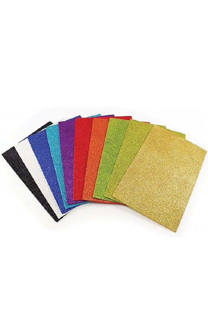 ΦΥΛΛΑ ΑΦΡΩΔΗ 20Χ30 GROOVY GLITTER (10 ΧΡΩΜΑΤΑ)